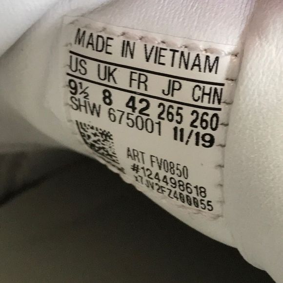 Adidas SuperCourt RX White Patent Leather Athletic Shoes FV0850 Women’s Size 9.5 - Picture 11 of 12